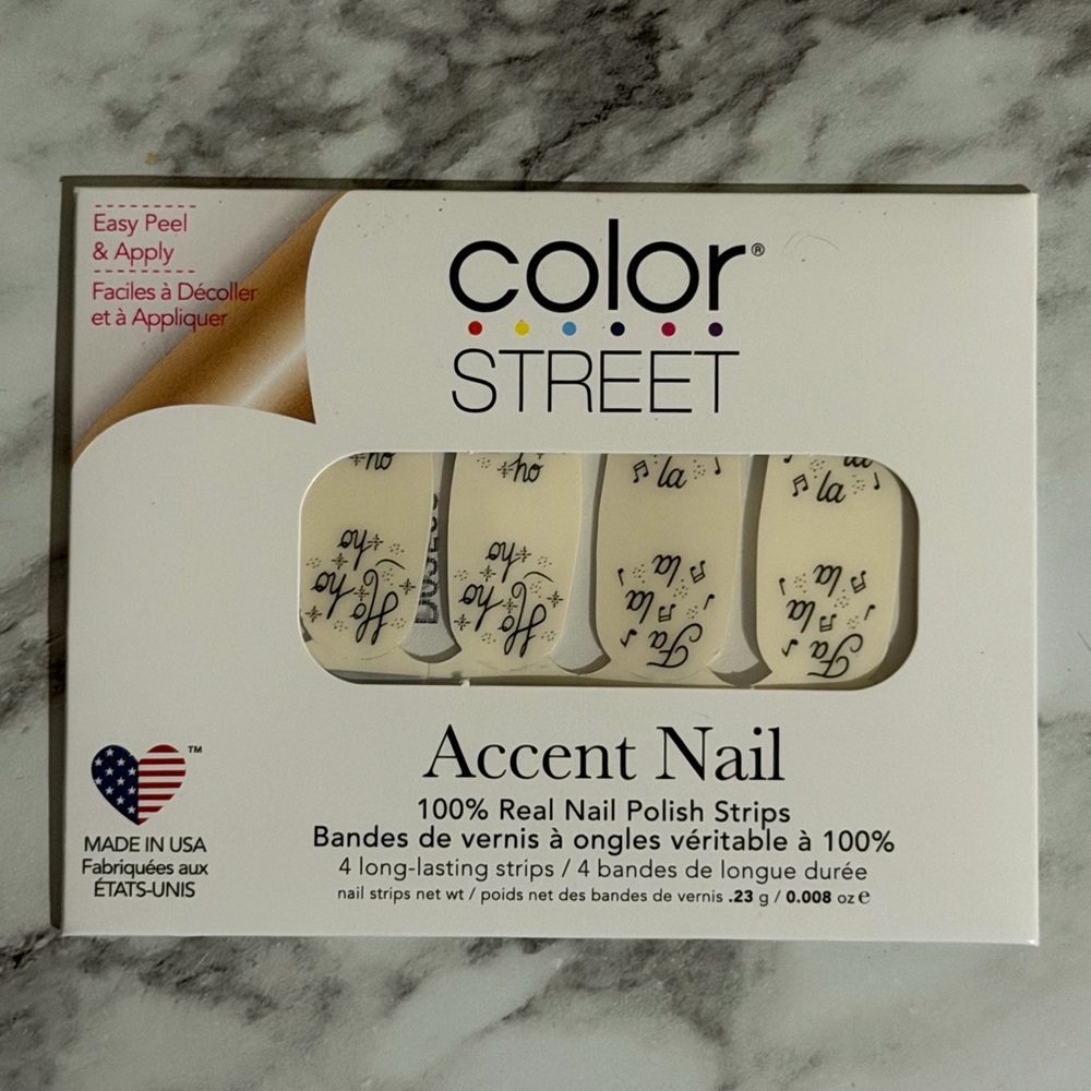 Got Caroled Away accent nail strips
